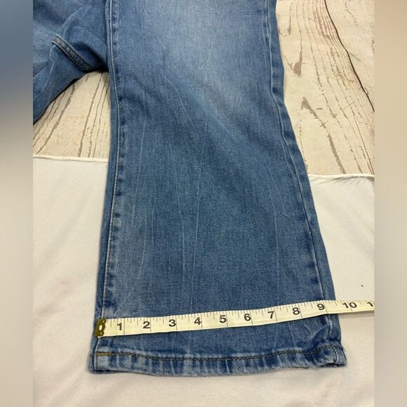 Forever 21 Premium Wide Leg Palazzo Jeans Straight Leg - Picture 9 of 11